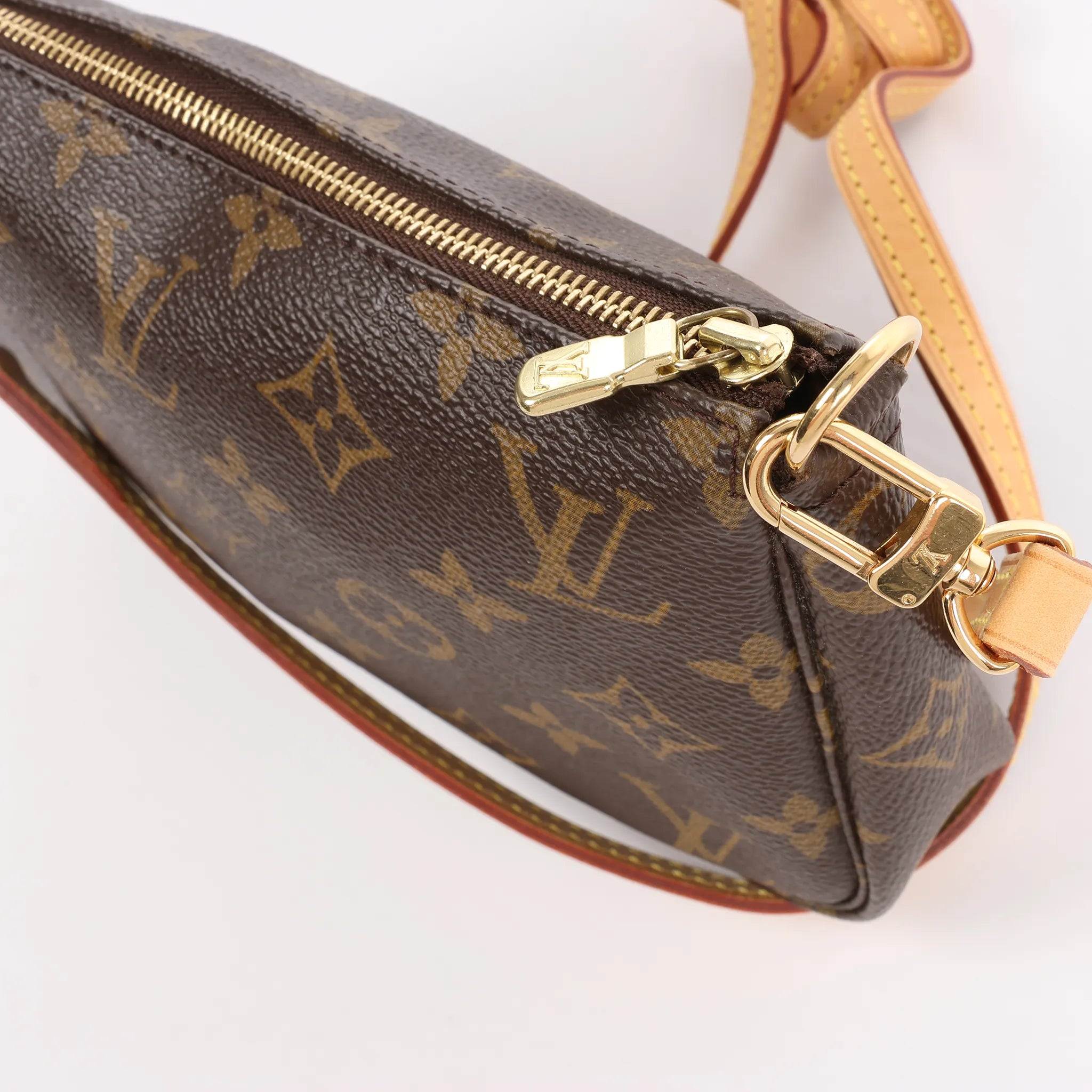 Louis Vuitton Pochette Accessoir Monogram Canvas Crossbody Bag in Brown M51980