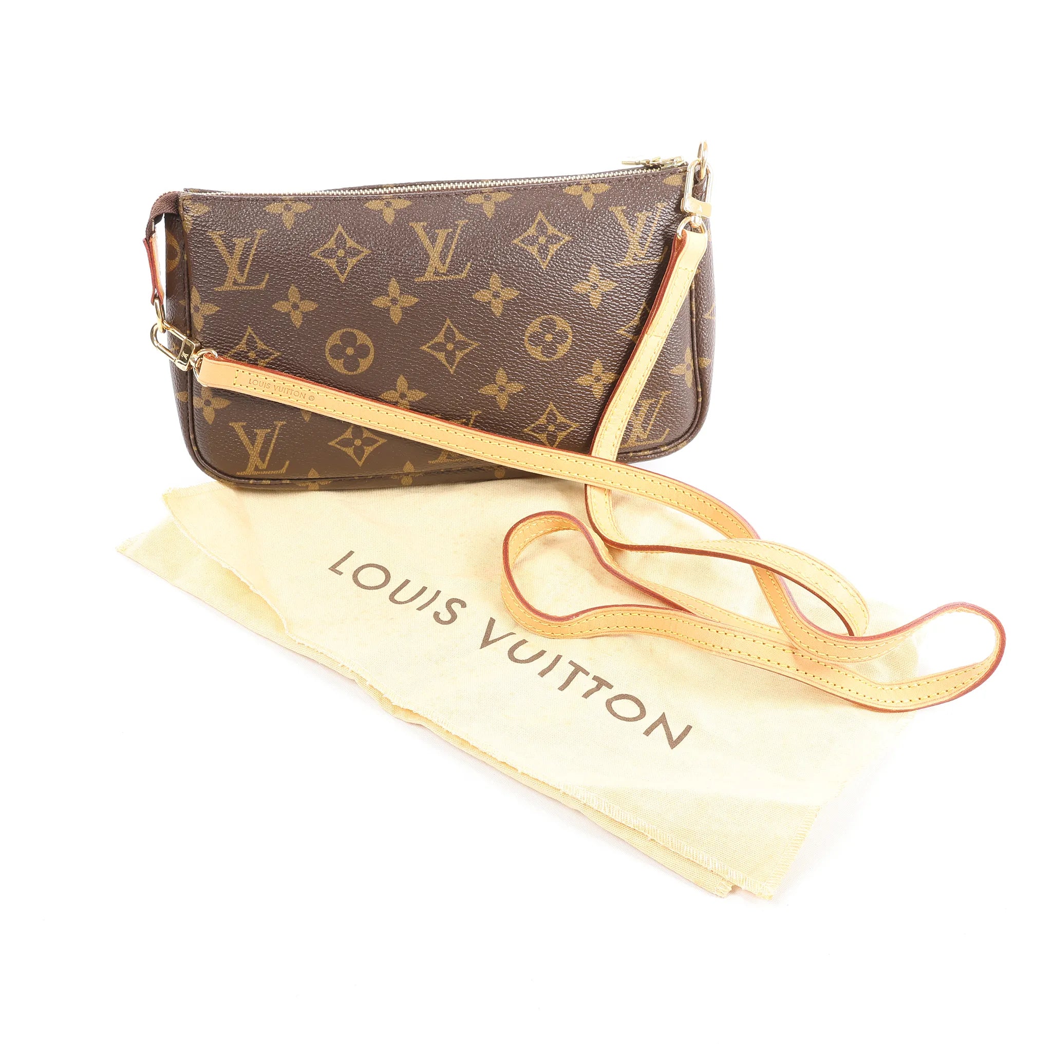 Louis Vuitton Pochette Accessoir Monogram Canvas Crossbody Bag in Brown M51980