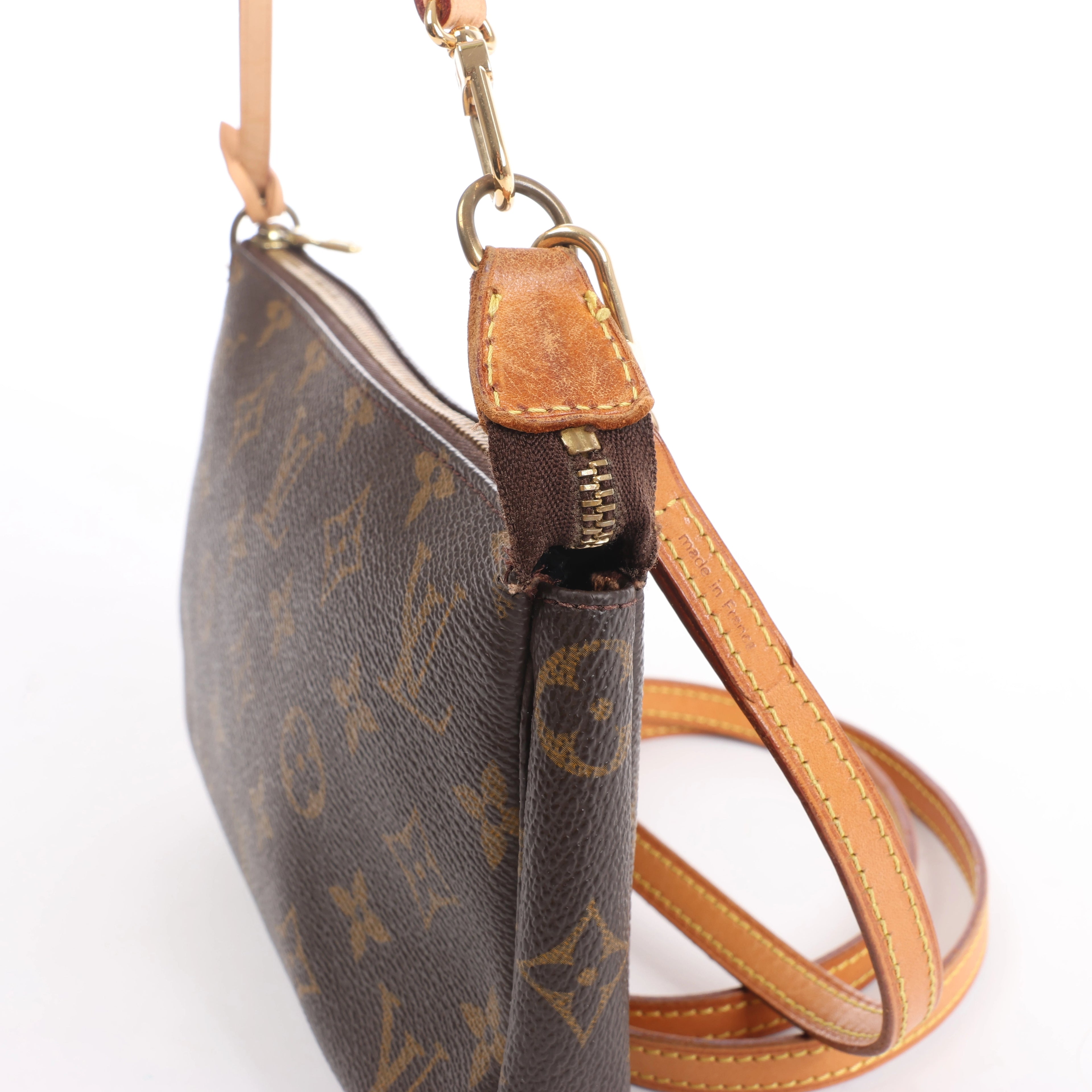 Bolso de mano Louis Vuitton Pochette Accessoir de lona con monograma en marrón M51980