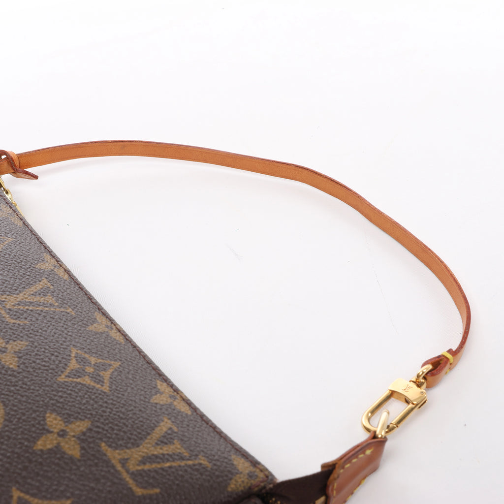 Bolso de mano Louis Vuitton Pochette Accessoir de lona con monograma en marrón M51980