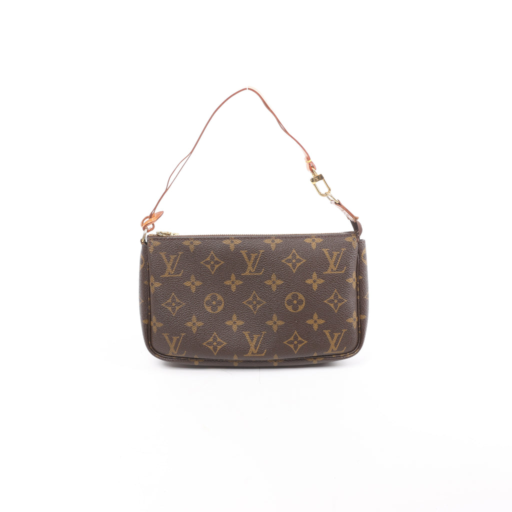 Bolso de mano Louis Vuitton Pochette Accessoir de lona con monograma en marrón M51980