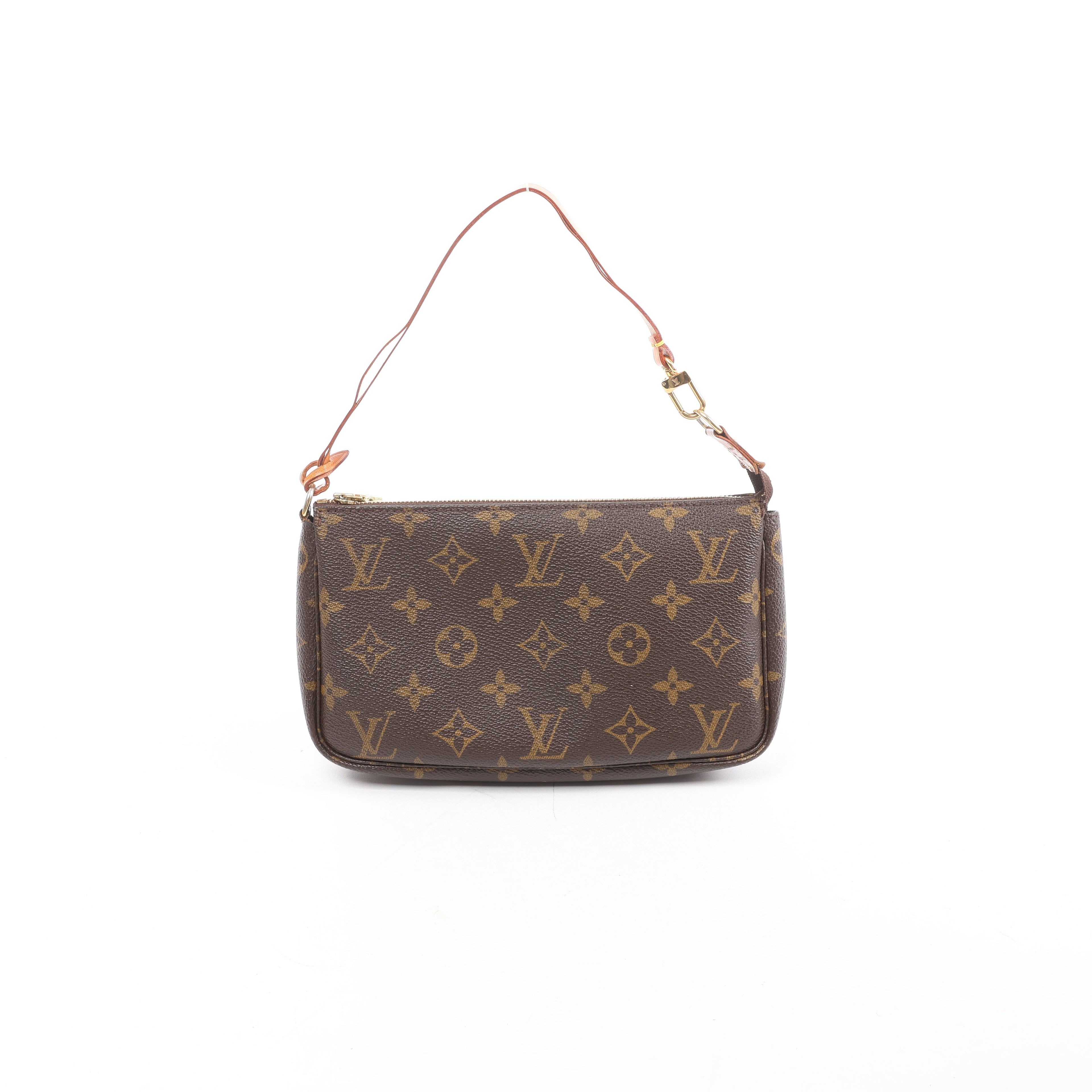 Bolso de mano Louis Vuitton Pochette Accessoir de lona con monograma en marrón M51980