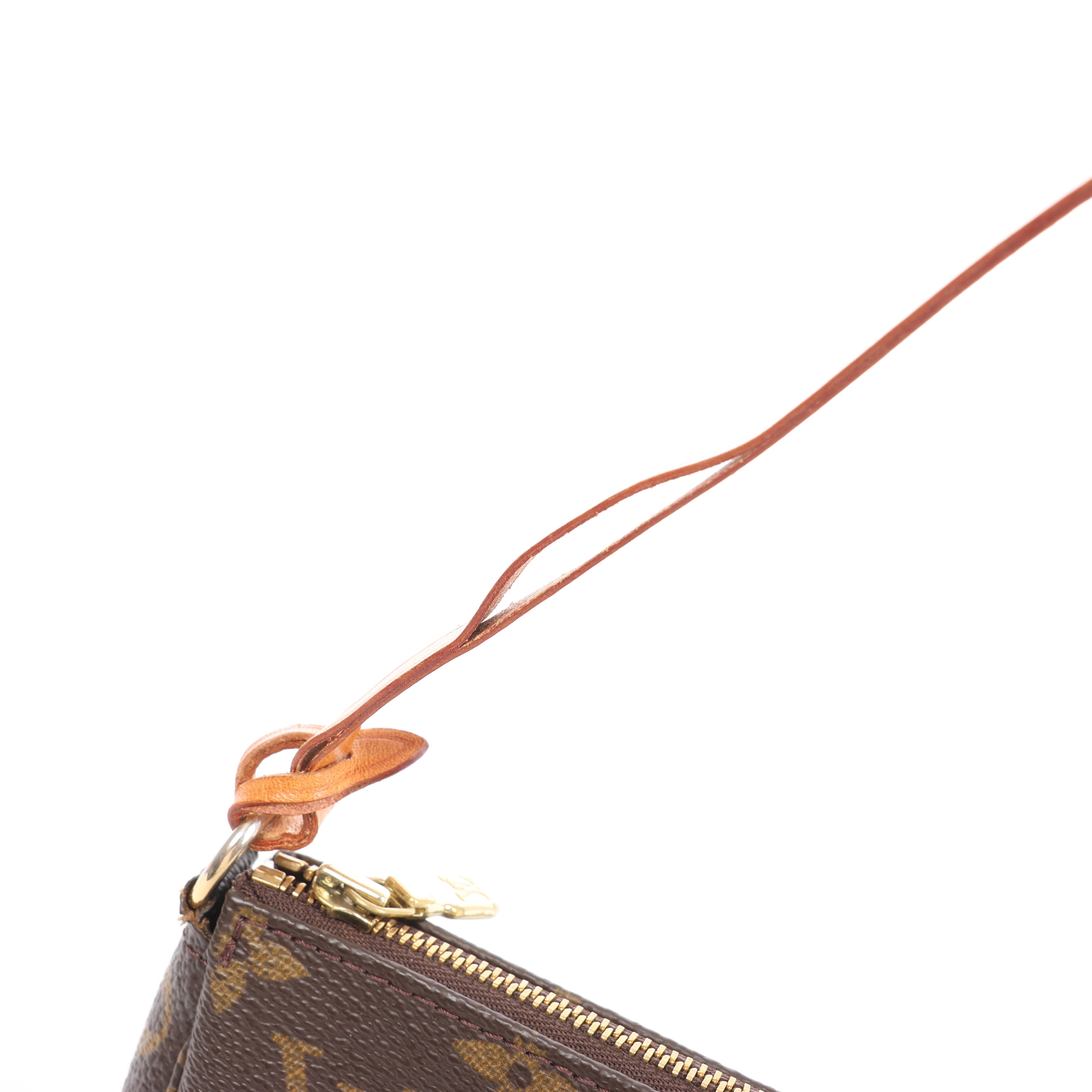 Bolso de mano Louis Vuitton Pochette Accessoir de lona con monograma en marrón M51980