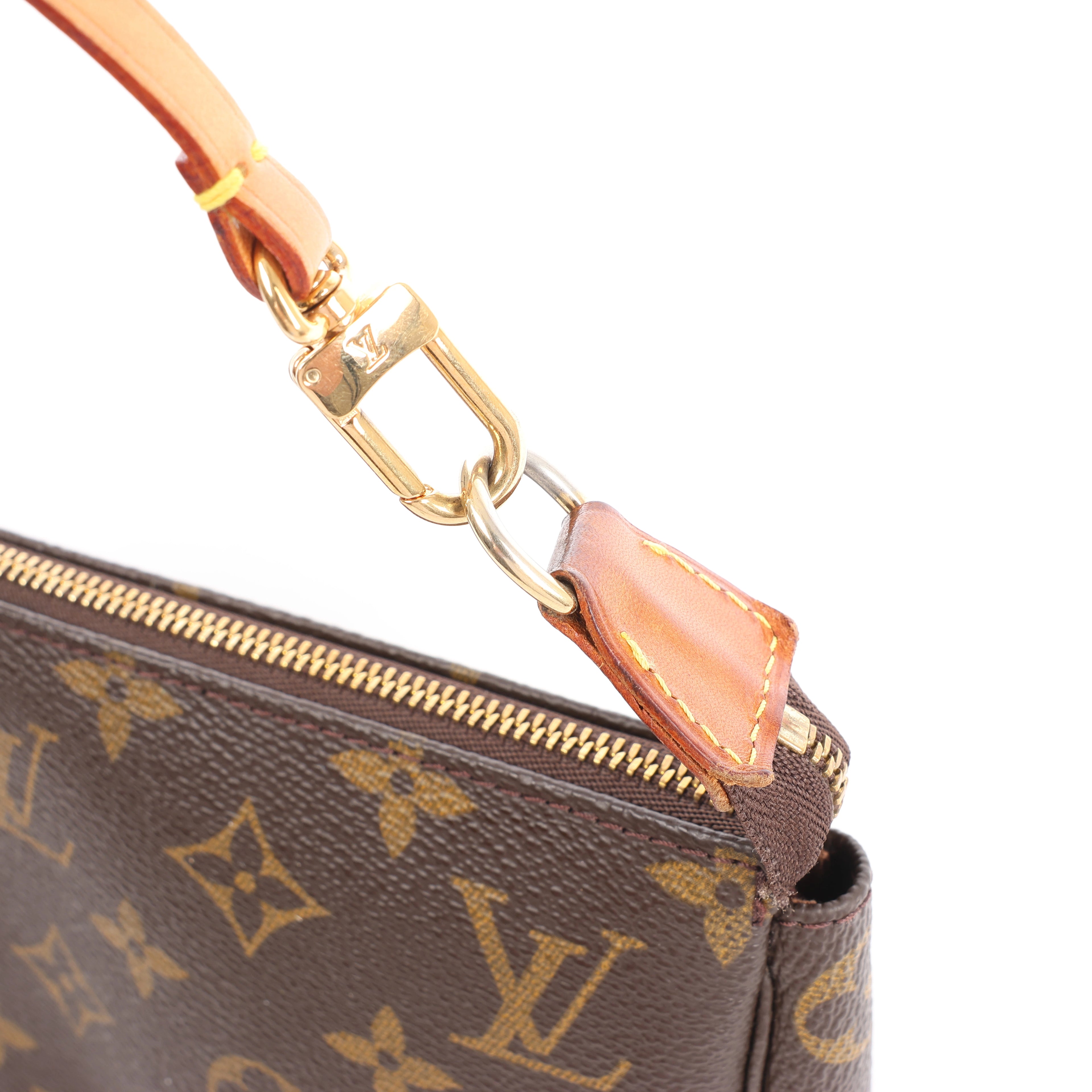 Bolso de mano Louis Vuitton Pochette Accessoir de lona con monograma en marrón M51980