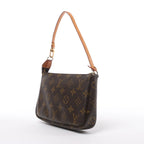 Bolso de mano Louis Vuitton Pochette Accessoir de lona con monograma en marrón M51980