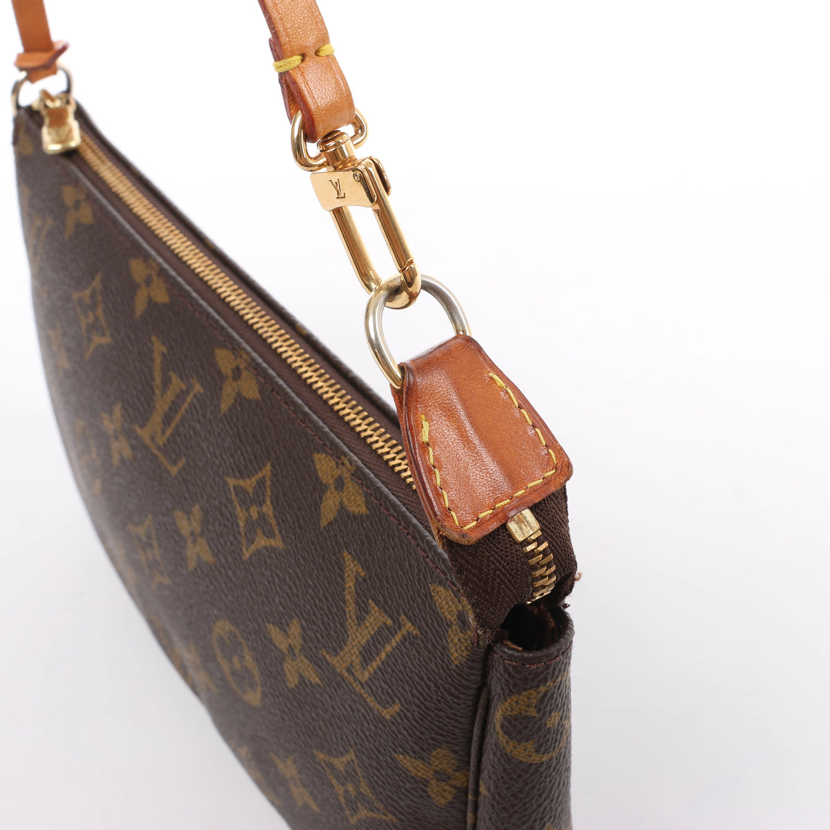 Bolso de mano Louis Vuitton Pochette Accessoir de lona con monograma en marrón M51980