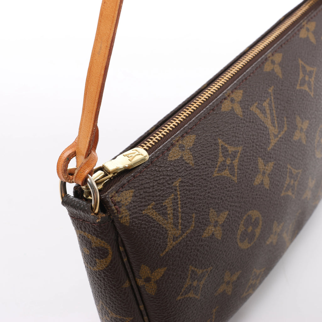Bolso de mano Louis Vuitton Pochette Accessoir de lona con monograma en marrón M51980