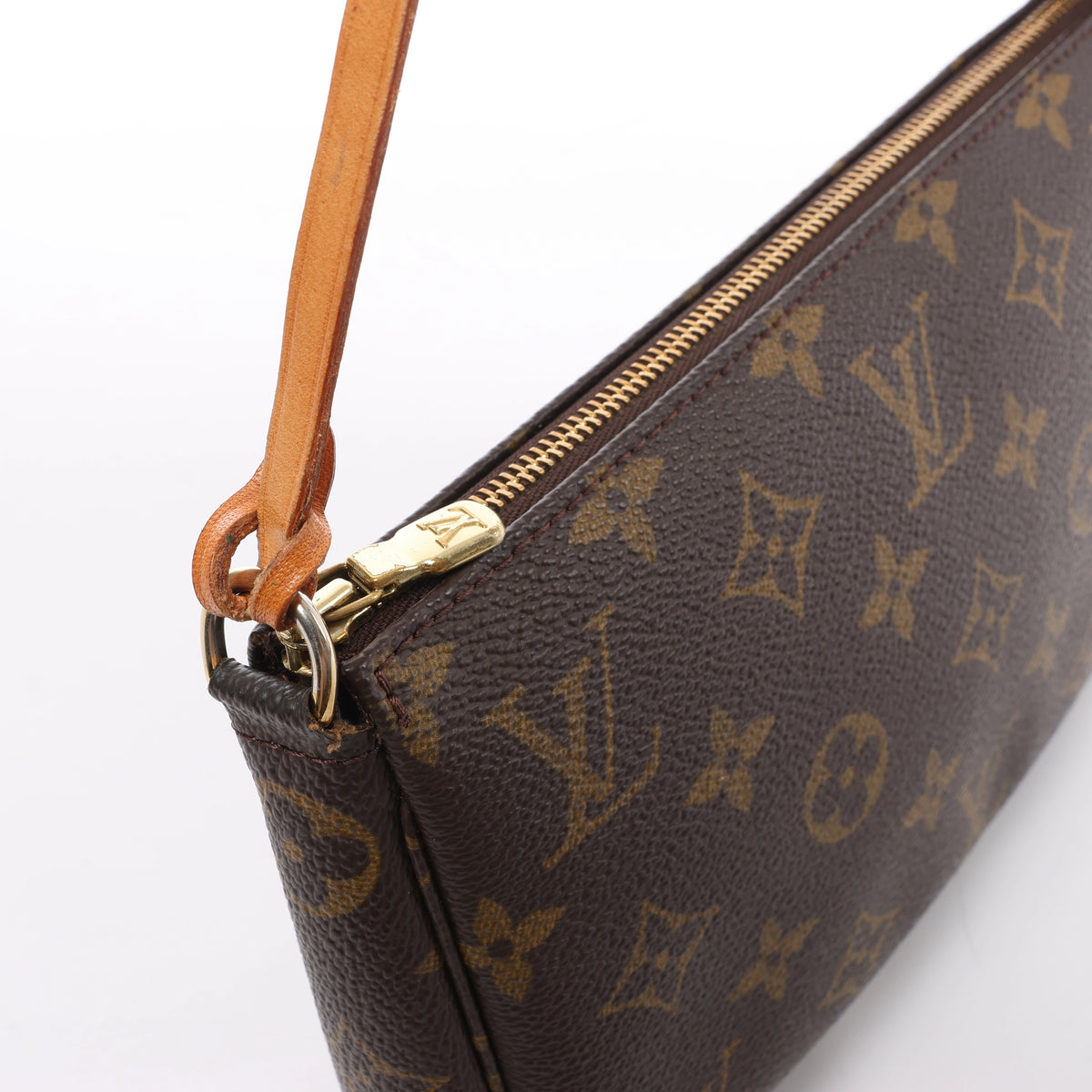 Bolso de mano Louis Vuitton Pochette Accessoir de lona con monograma en marrón M51980