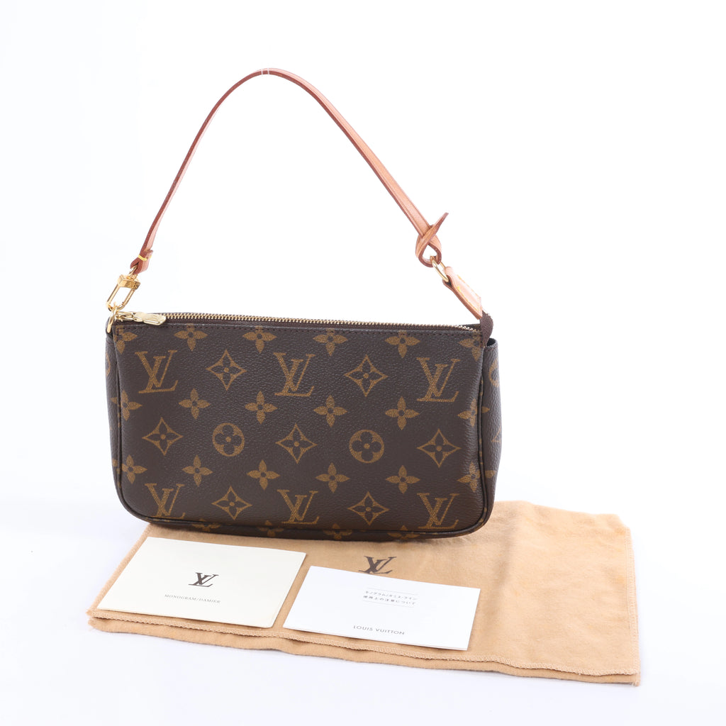 Louis Vuitton Pochette Accessoir Monogram Canvas Handbag in Brown M51980
