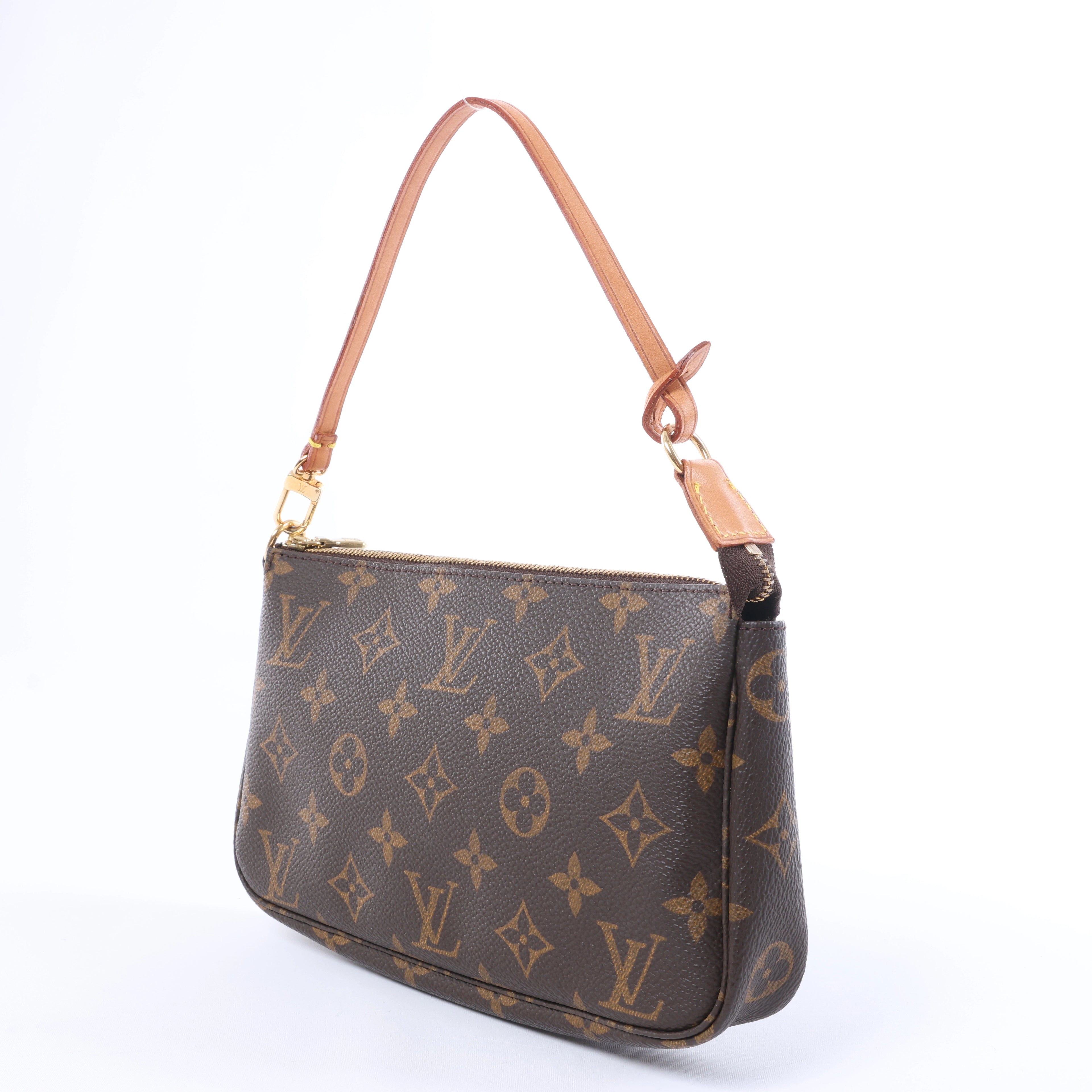 Louis Vuitton Pochette Accessoir Monogram Canvas Handbag in Brown M51980