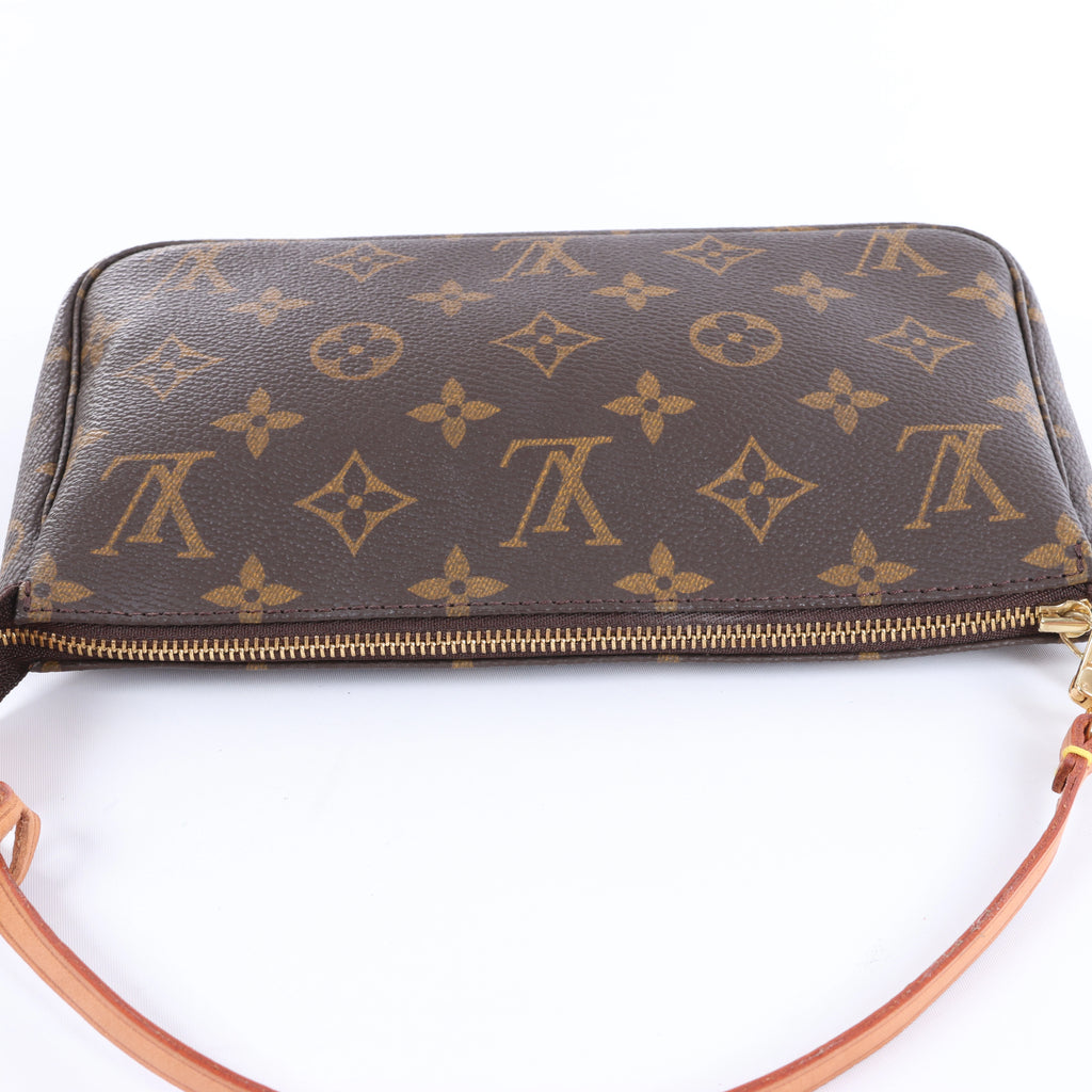Louis Vuitton Pochette Accessoir Monogram Canvas Handbag in Brown M51980