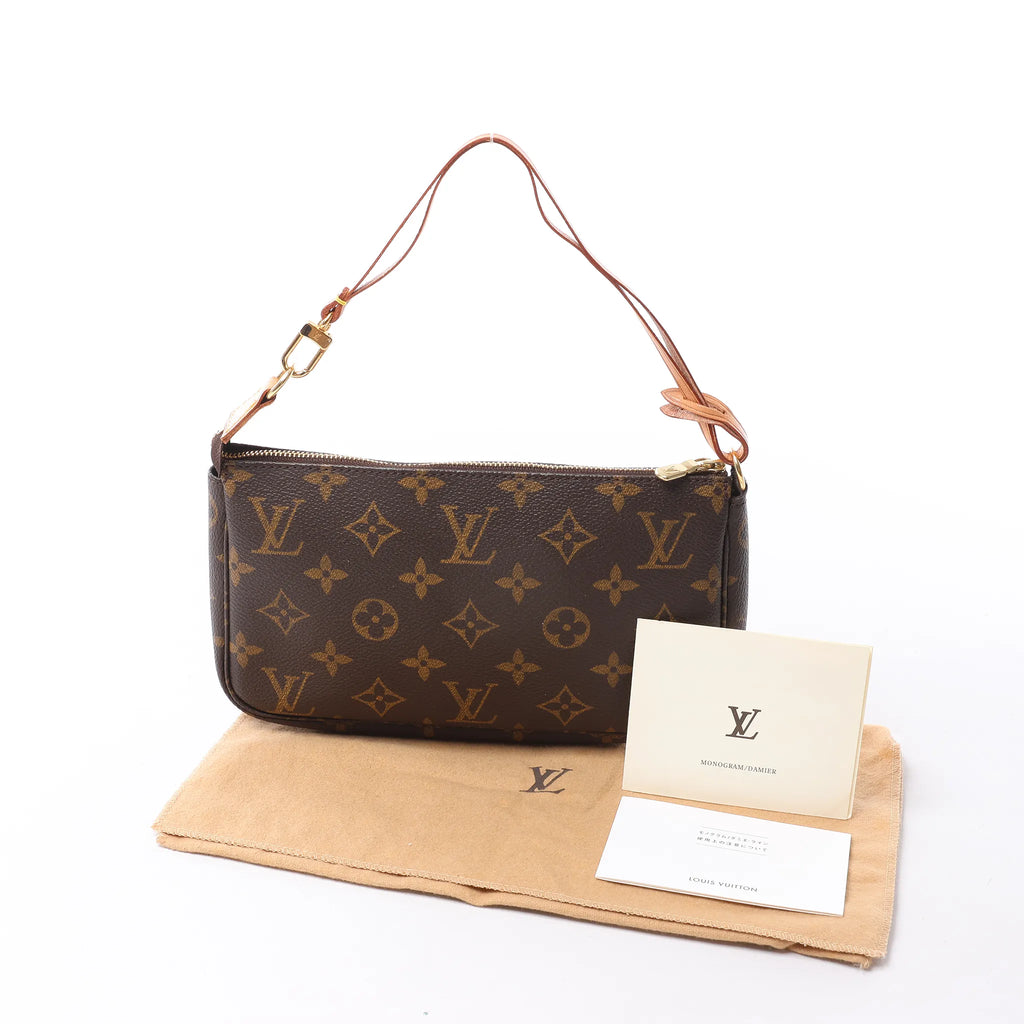 Louis Vuitton Pochette Accessoir Monogram Canvas Handbag in Brown M51980