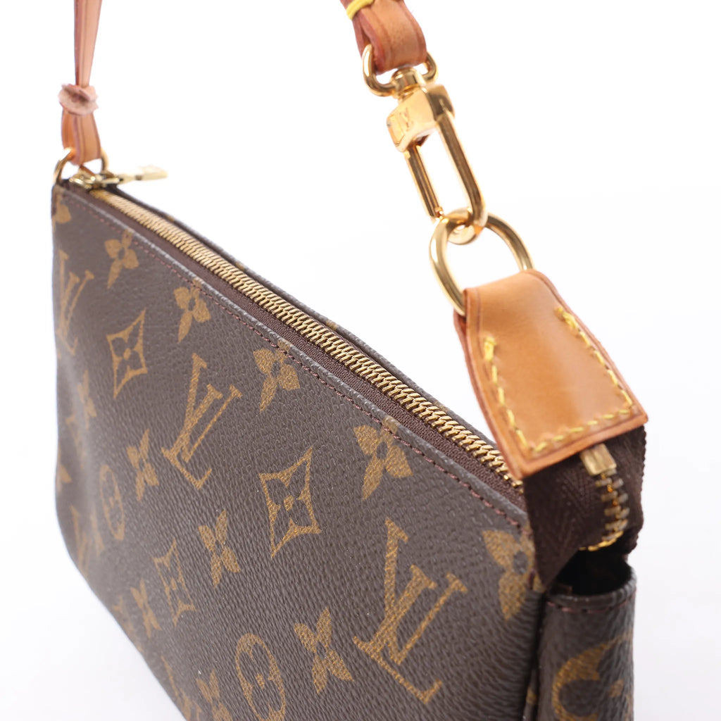 Louis Vuitton Pochette Accessoir Monogram Canvas Handbag in Brown M51980