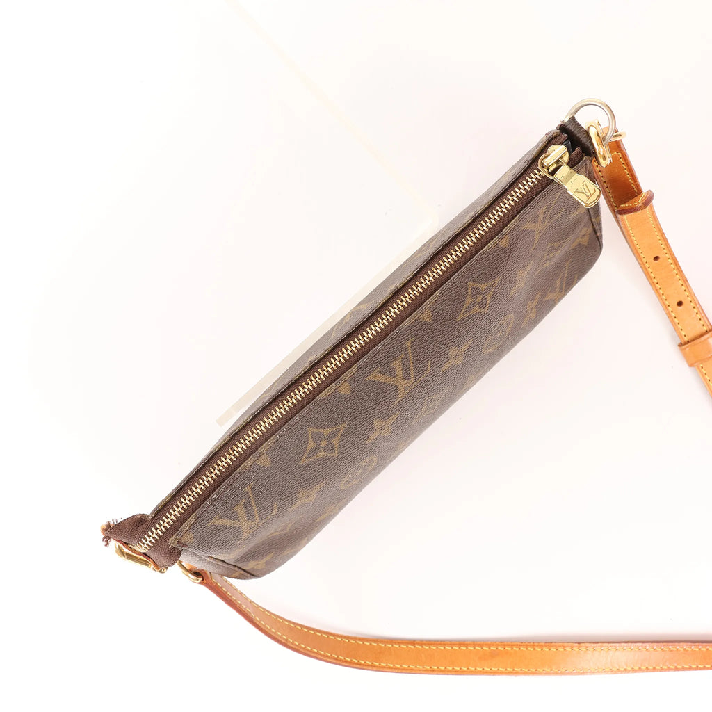 Louis Vuitton Pochette Accessoir Monogram Canvas Crossbody Bag in Brown M51980