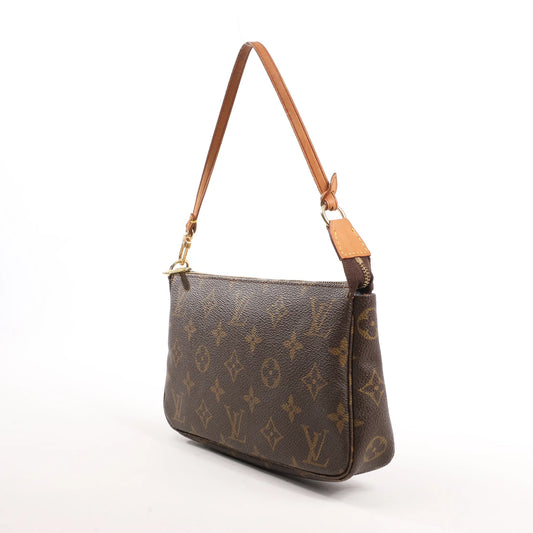 Louis Vuitton Pochette Accessoir Monogram Canvas Handbag in Brown M51980