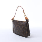 Louis Vuitton Pochette Accessoire Monogram Canvas Handbag in Brown M51980