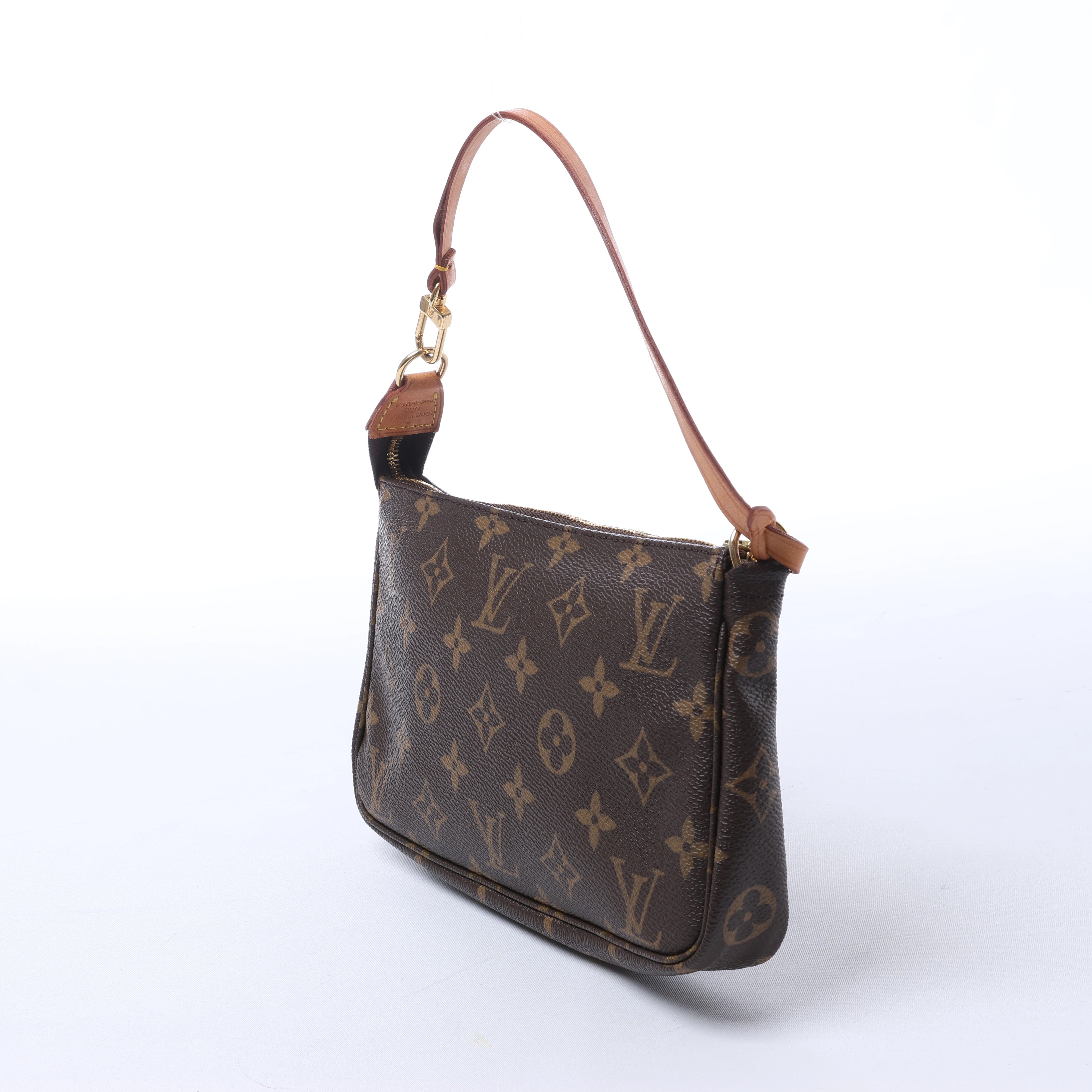 Louis Vuitton Pochette Accessoire Monogram Canvas Handbag in Brown M51980