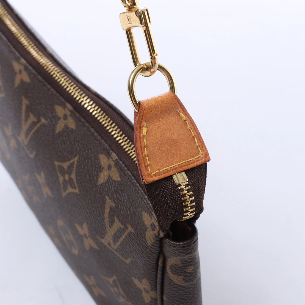 Louis Vuitton Pochette Accessoire Monogram Canvas Handbag in Brown M51980