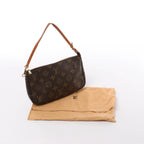 Bolso de mano Louis Vuitton Pochette Accessoir de lona con monograma en marrón M51980