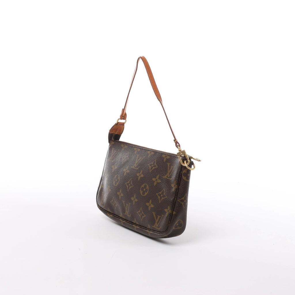 Bolso de mano Louis Vuitton Pochette Accessoir de lona con monograma en marrón M51980