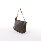 Bolso de mano Louis Vuitton Pochette Accessoir de lona con monograma en marrón M51980