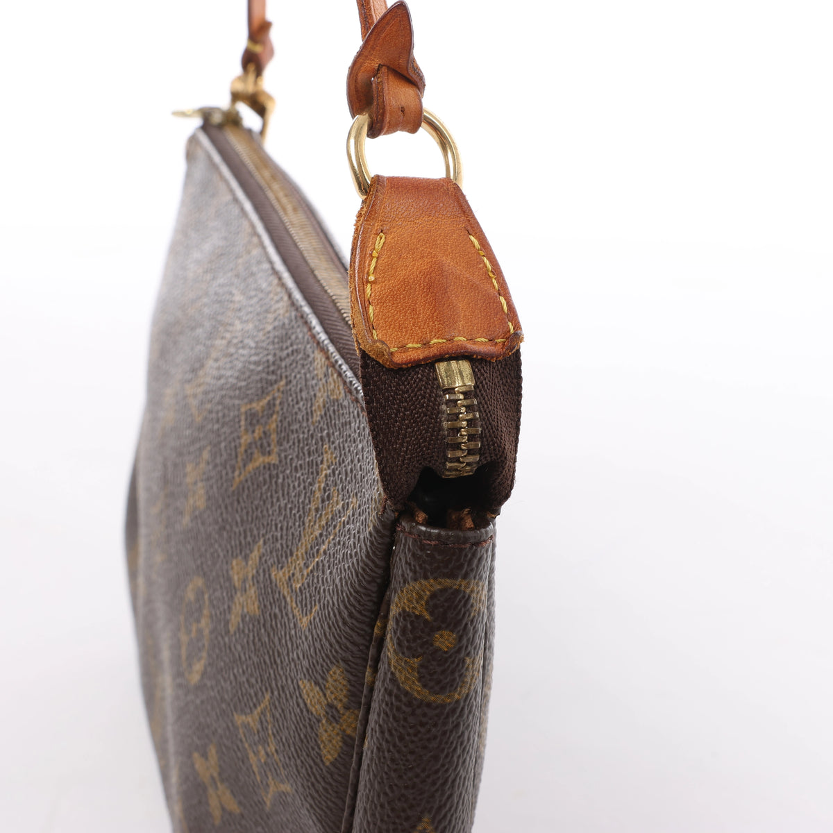 Bolso de mano Louis Vuitton Pochette Accessoir de lona con monograma en marrón M51980