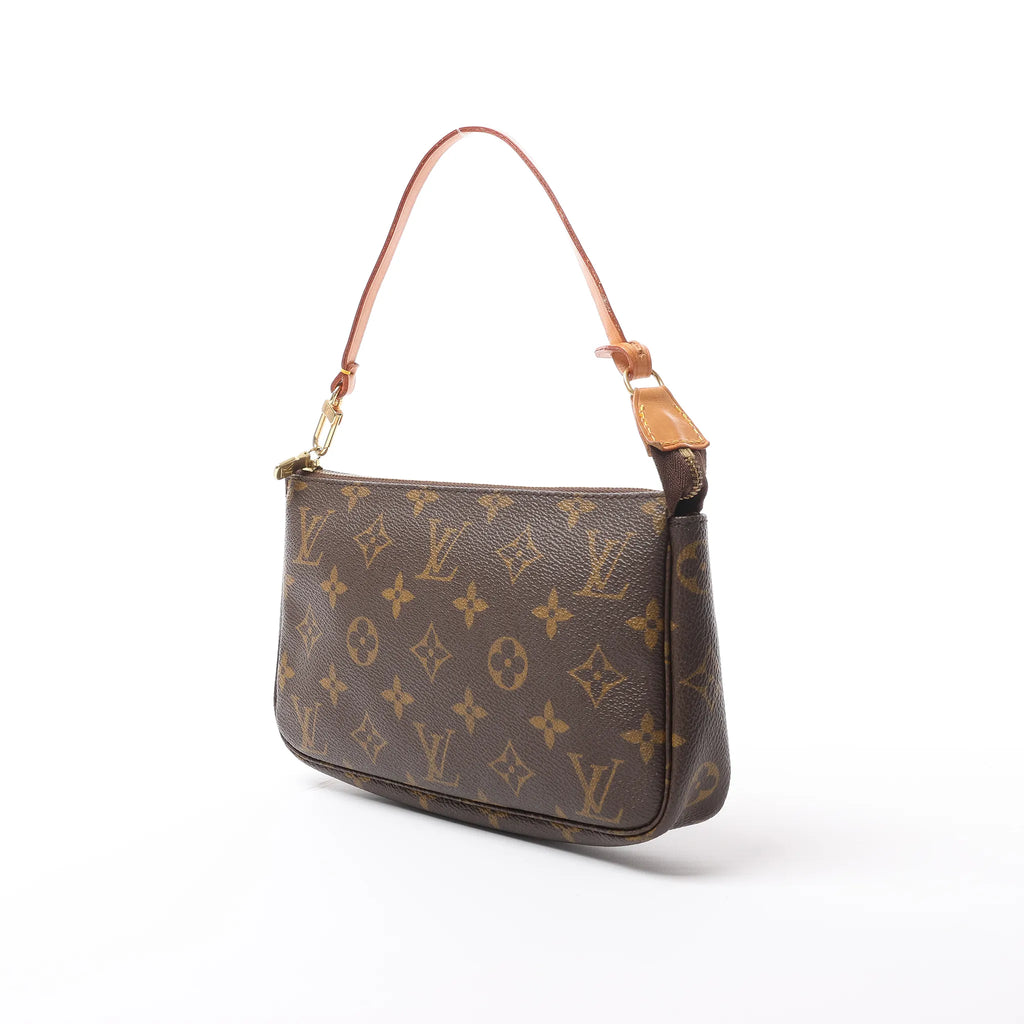 Louis Vuitton Pochette Accessoir Monogram Canvas Handbag in Brown M51980
