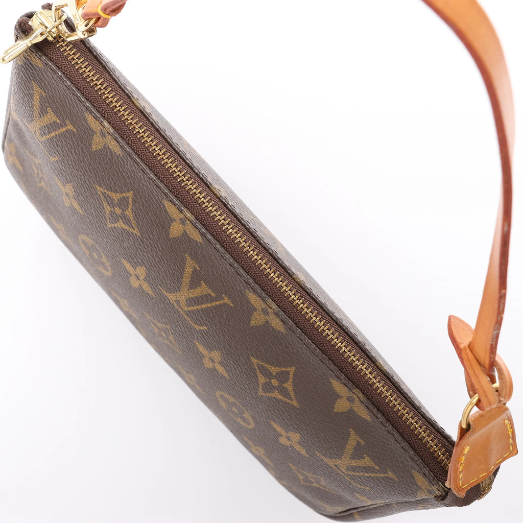 Louis Vuitton Pochette Accessoir Monogram Canvas Handbag in Brown M51980