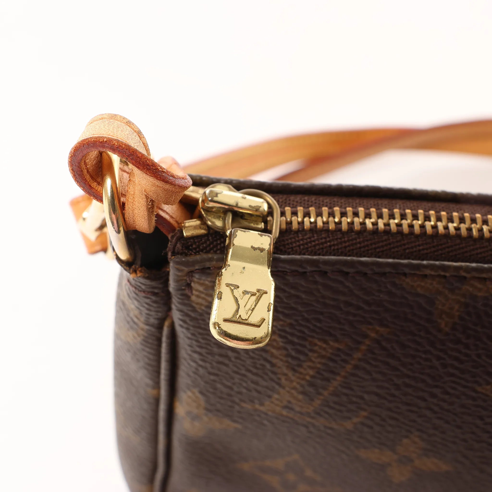 Louis Vuitton Pochette Accessoir Monogram Canvas Crossbody Bag in Brown M51980