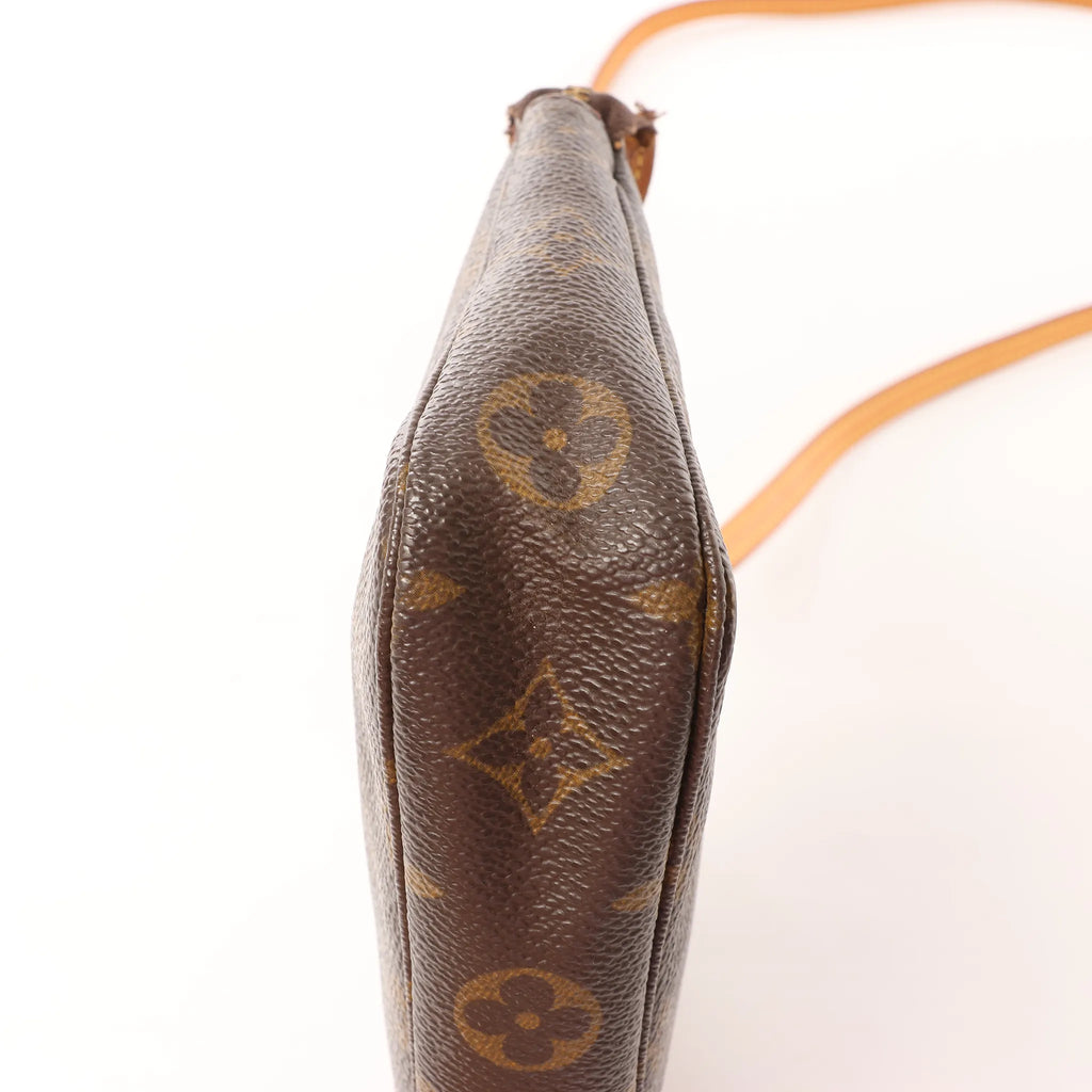 Louis Vuitton Pochette Accessoir Monogram Canvas Crossbody Bag in Brown M51980