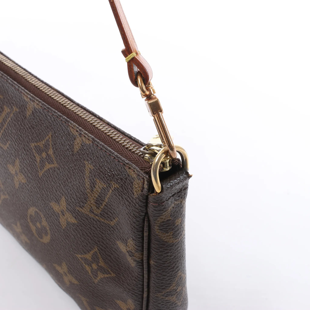Louis Vuitton Pochette Accessoir Monogram Canvas Handbag in Brown M51980