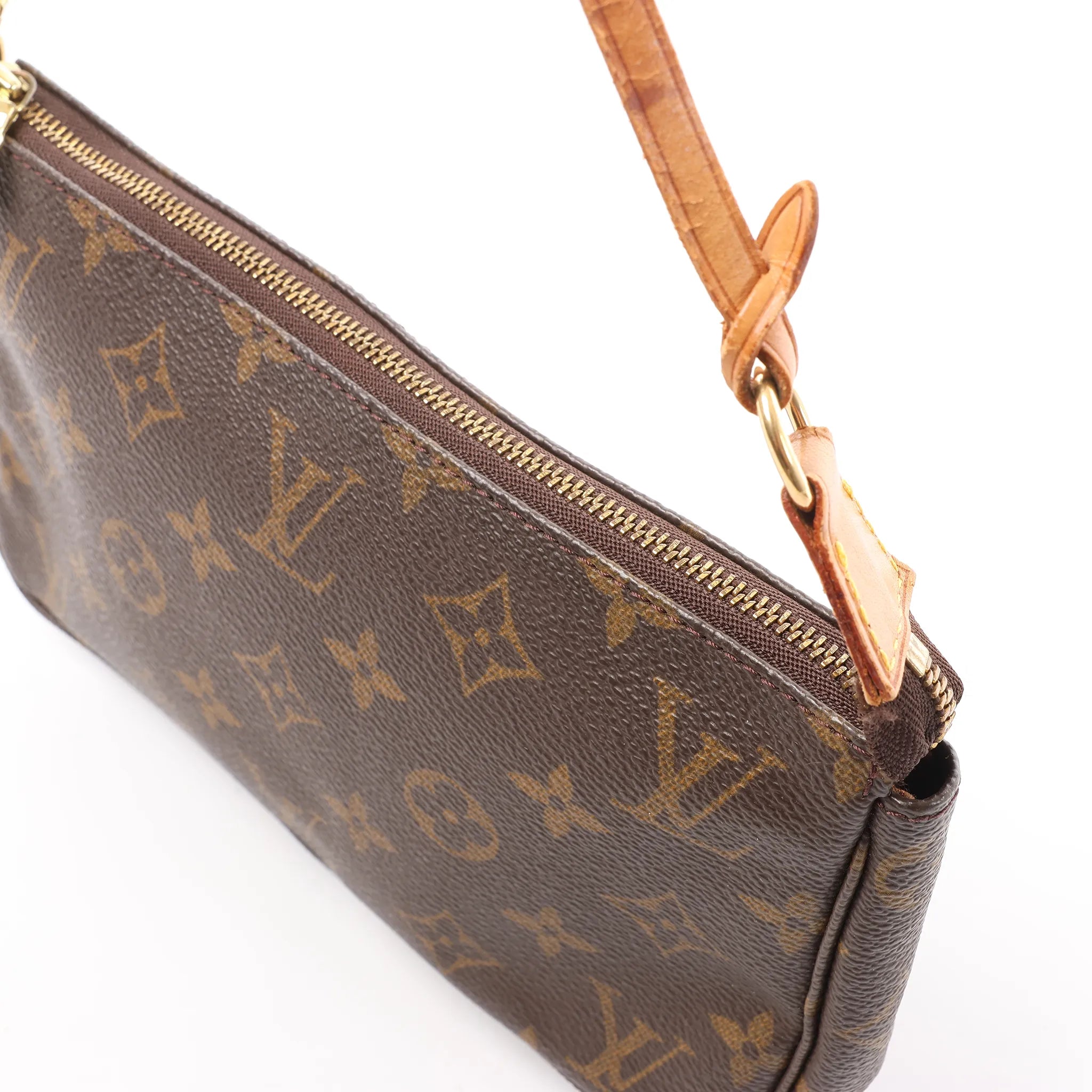 Louis Vuitton Pochette Accessoir Monogram Canvas Handbag in Brown M51980