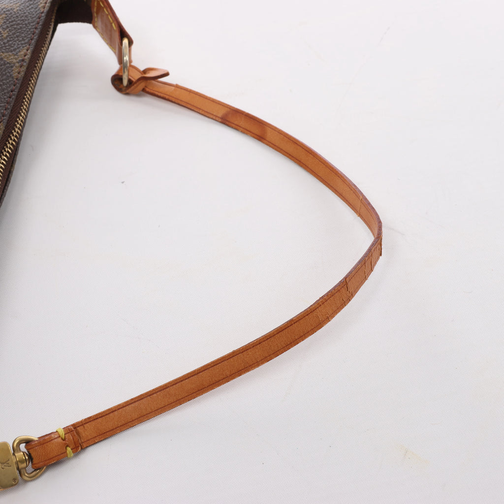 Louis Vuitton Pochette Accessoire Monogram Canvas Handbag in Brown M51980