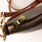 Louis Vuitton Pochette Accessoir Monogram Canvas Crossbody Bag in Brown M51980