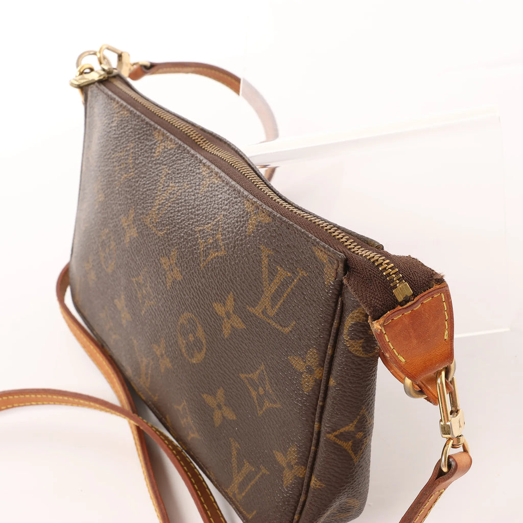 Louis Vuitton Pochette Accessoir Monogram Canvas Crossbody Bag in Brown M51980