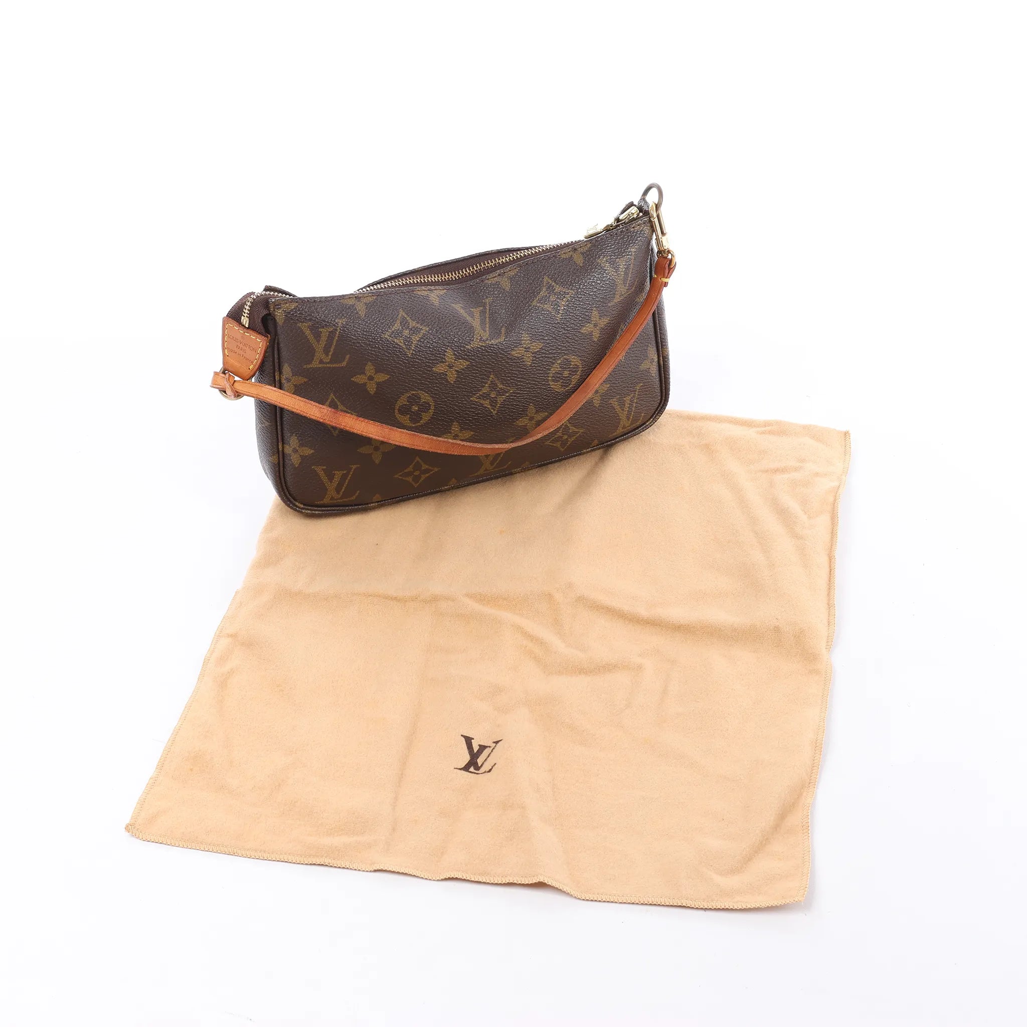 Louis Vuitton Pochette Accessoir Monogram Canvas Handbag in Brown M51980