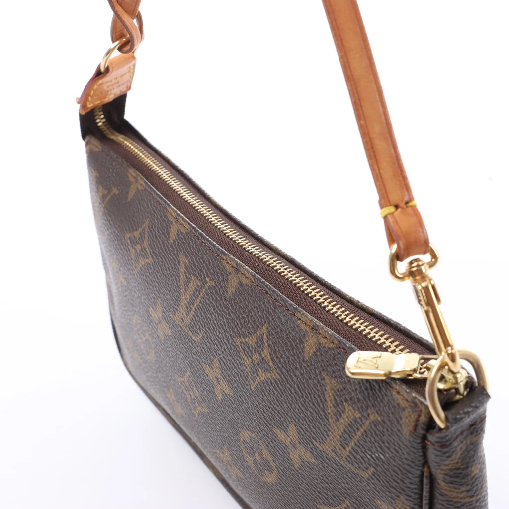 Louis Vuitton Pochette Accessoir Monogram Canvas Handbag in Brown M51980