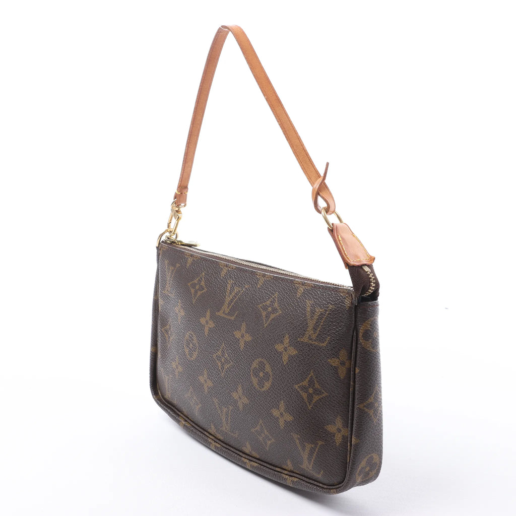Louis Vuitton Pochette Accessoir Monogram Canvas Handbag in Brown M51980