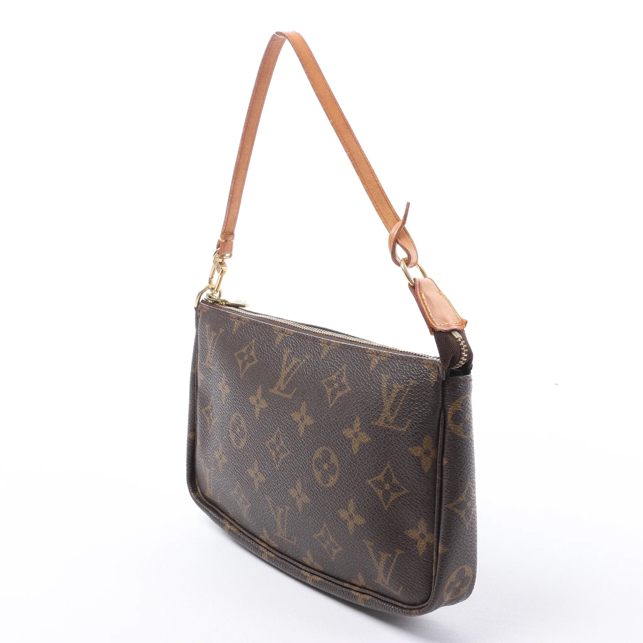 Louis Vuitton Pochette Accessoir Monogram Canvas Handbag in Brown M51980