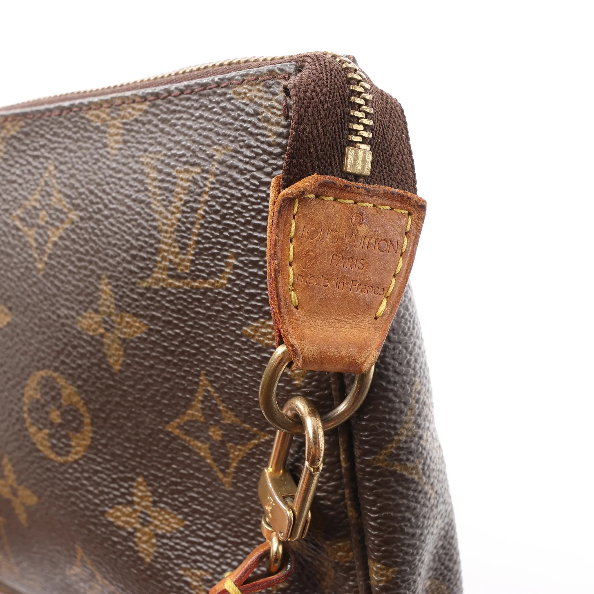 Louis Vuitton Pochette Accessoir Monogram Canvas Handbag in Brown M51980