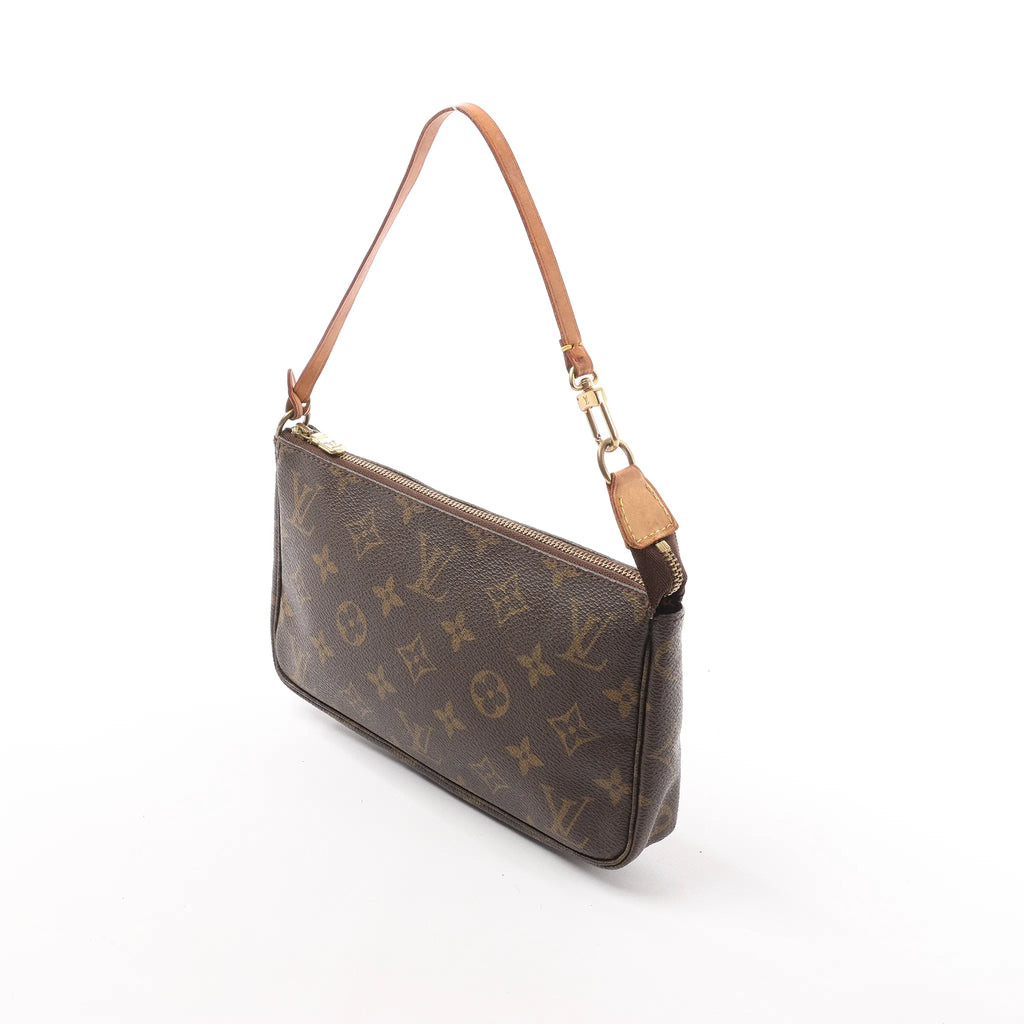 Louis Vuitton Pochette Accessoir Monogram Canvas Handbag in Brown M51980