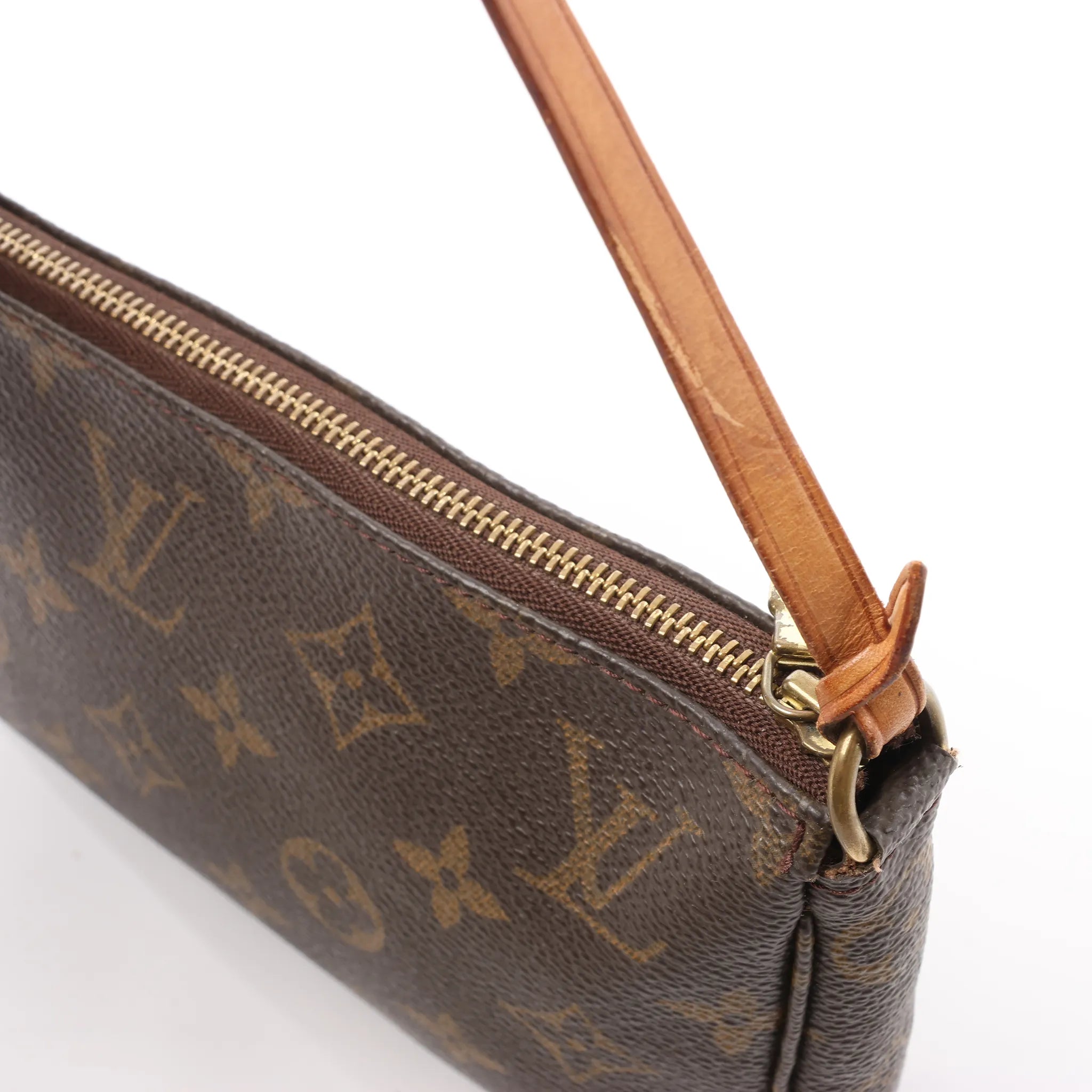 Louis Vuitton Pochette Accessoir Monogram Canvas Handbag in Brown M51980