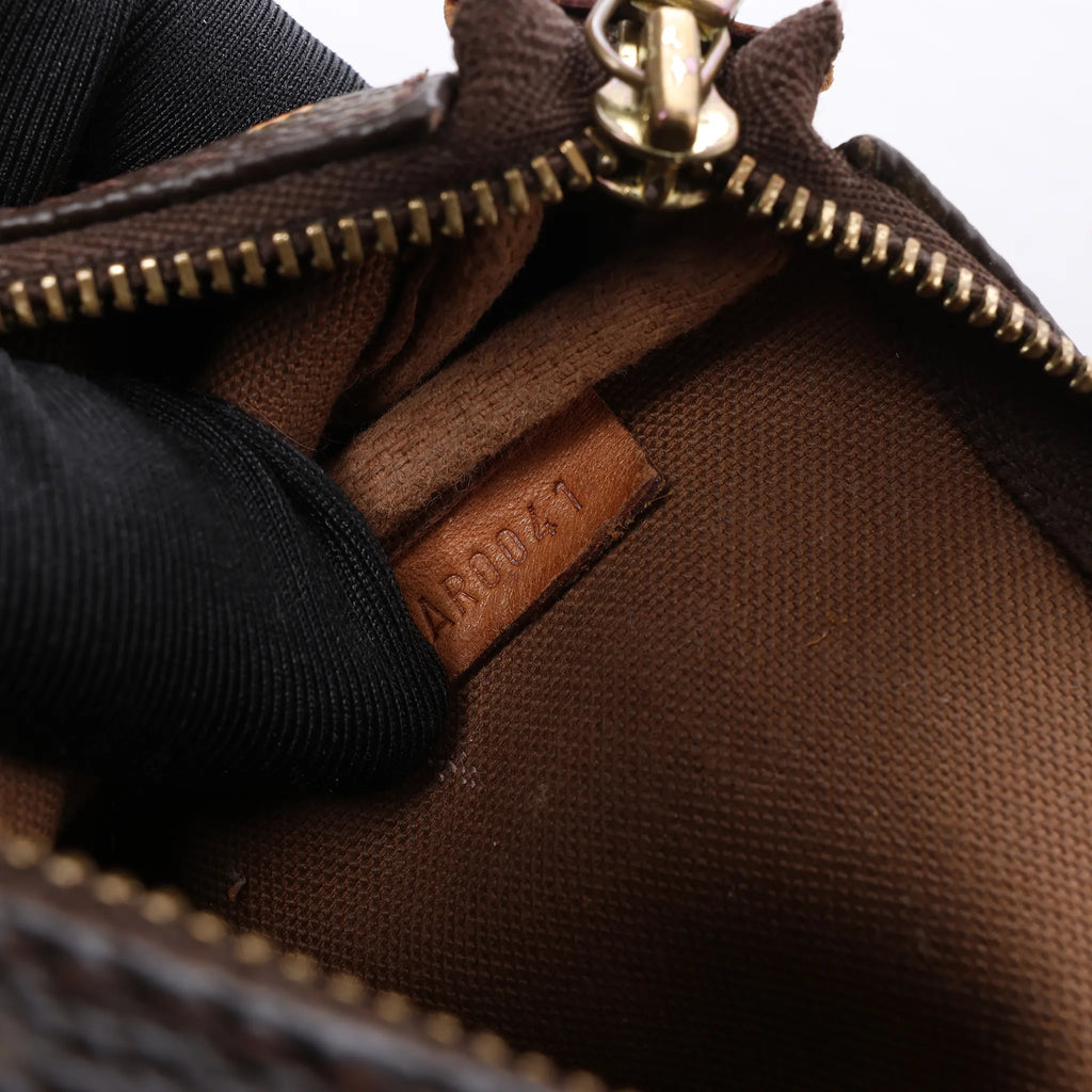 Louis Vuitton Pochette Accessoire Monogram Graffiti Handbag in Brown M92193