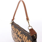 Louis Vuitton Pochette Accessoire Monogram Graffiti Handbag in Brown M92193