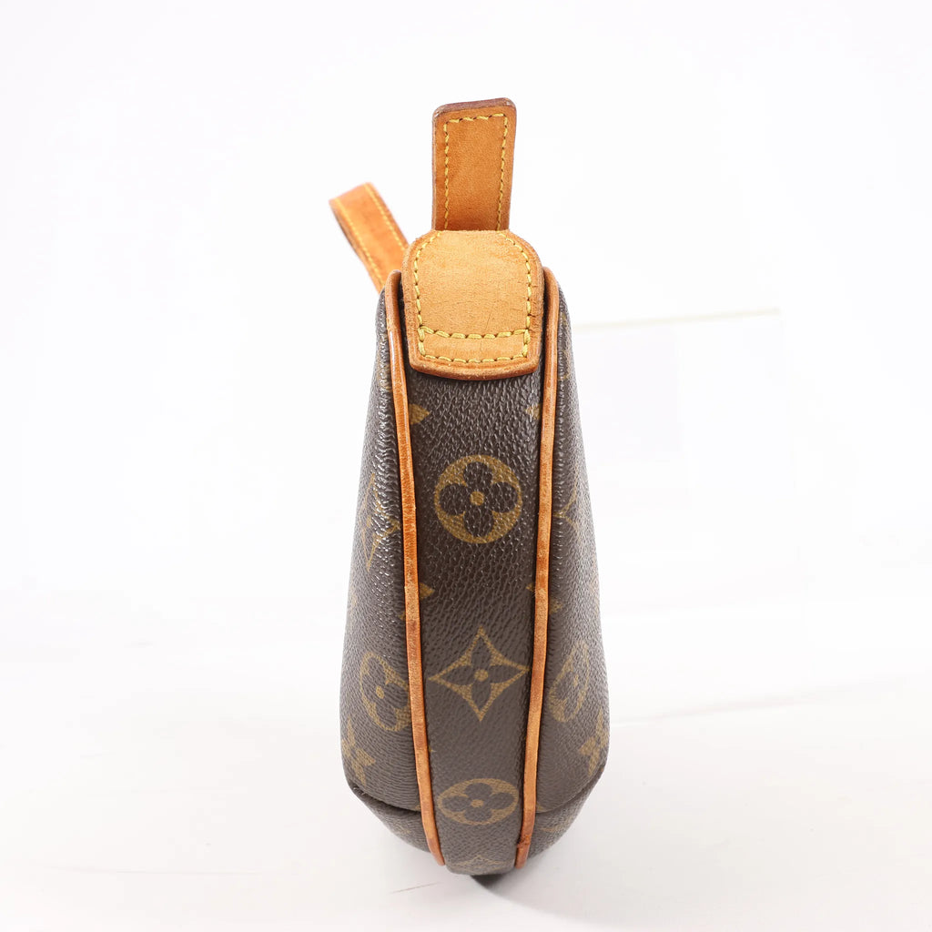 Louis Vuitton Monogram Pochette Croissant Shoulder Bag in Brown M51510