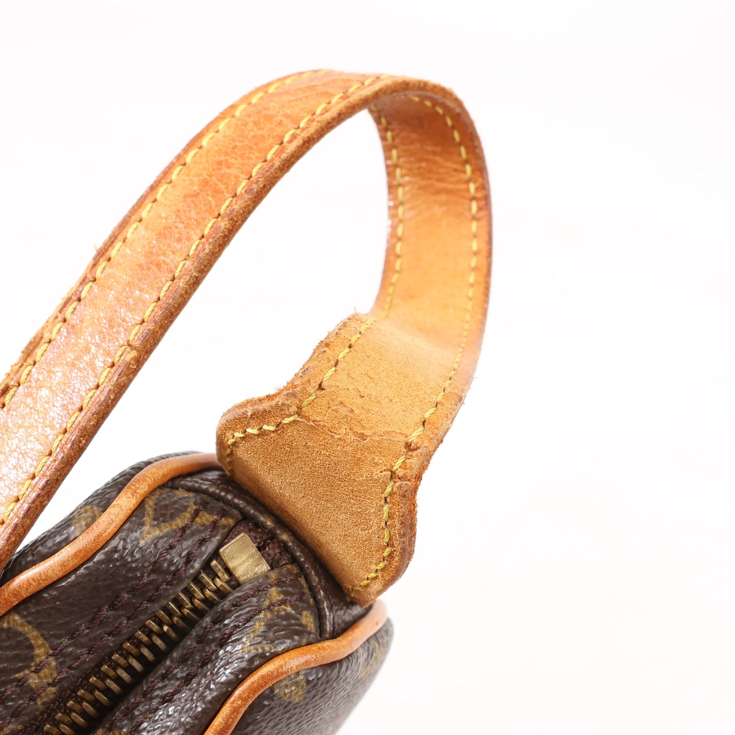 Louis Vuitton Monogram Pochette Croissant Shoulder Bag in Brown M51510