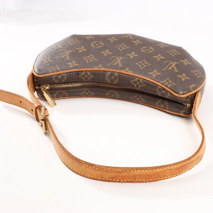 Louis Vuitton Monogram Pochette Croissant Shoulder Bag in Brown M51510