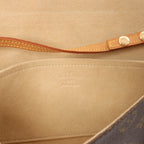 Louis Vuitton Pochette Twin GM Monogram Canvas Crossbody Bag in Brown M51852