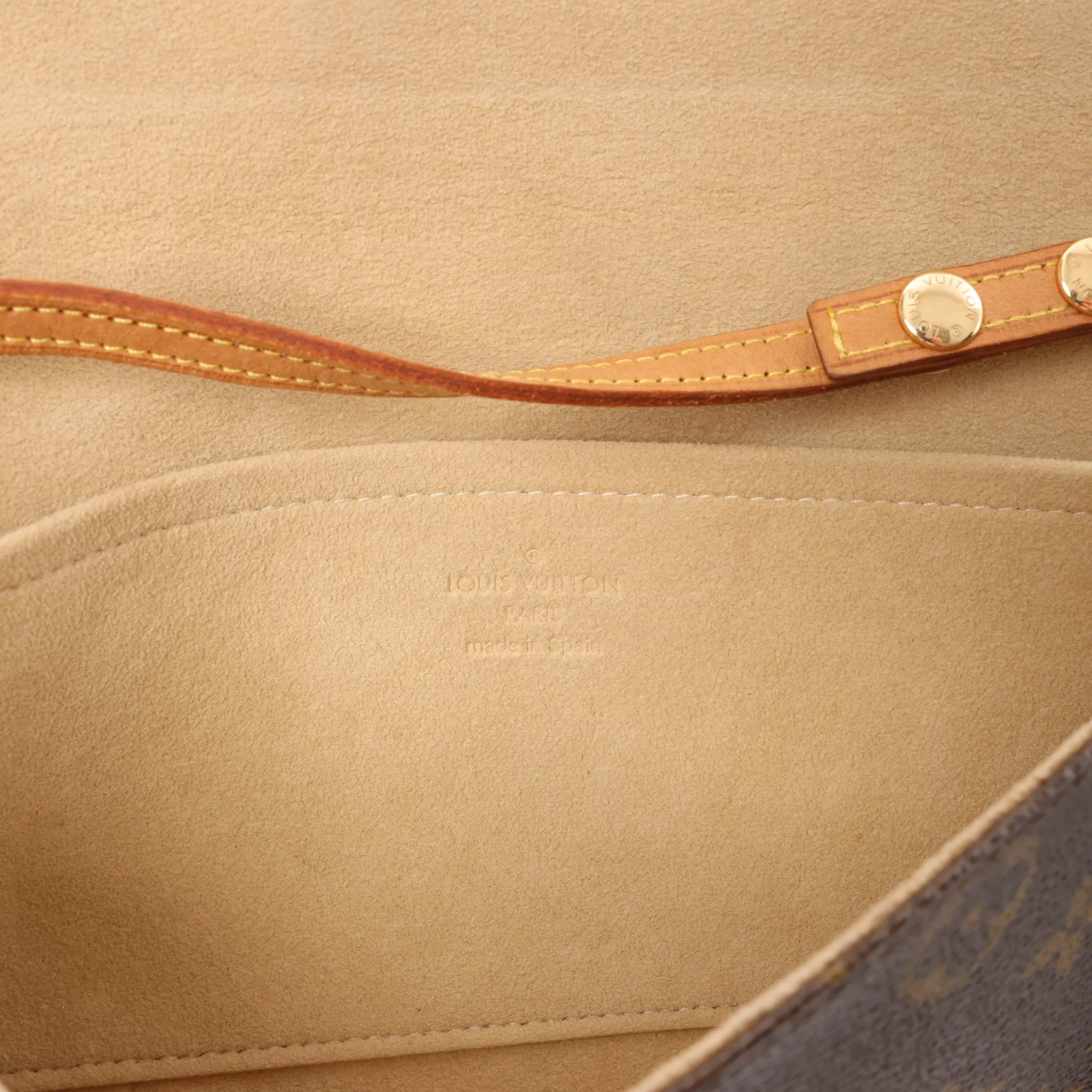 Louis Vuitton Pochette Twin GM Monogram Canvas Crossbody Bag in Brown M51852