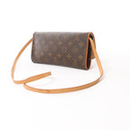 Louis Vuitton Pochette Twin GM Monogram Canvas Crossbody Bag in Brown M51852